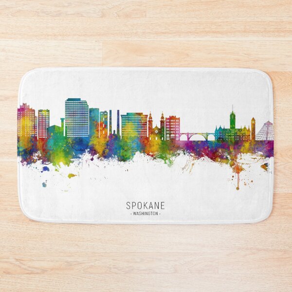Item preview, Spokane Washington Skyline designed and sold by ArtPrints.
