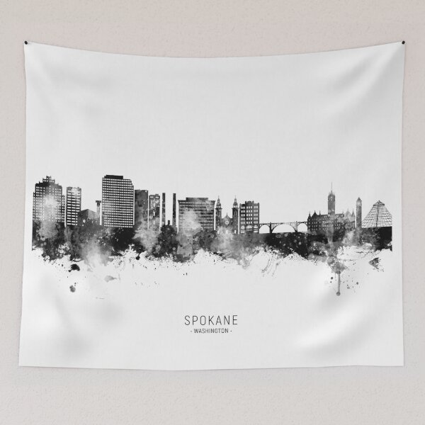 Item preview, Spokane Washington Skyline designed and sold by ArtPrints.