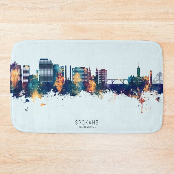 Item preview, Spokane Washington Skyline designed and sold by ArtPrints.