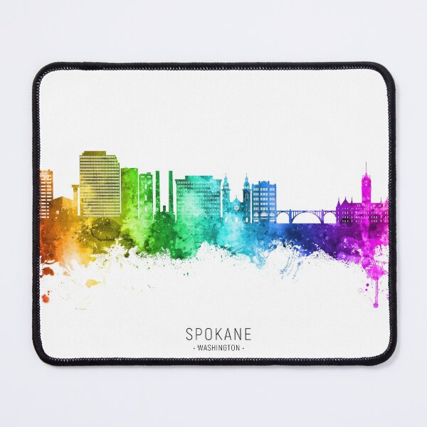 Item preview, Spokane Washington Skyline designed and sold by ArtPrints.