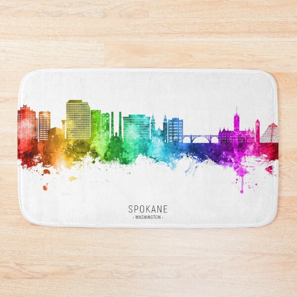 Item preview, Spokane Washington Skyline designed and sold by ArtPrints.