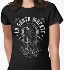 Camiseta entallada para mujer La Santa Muerte