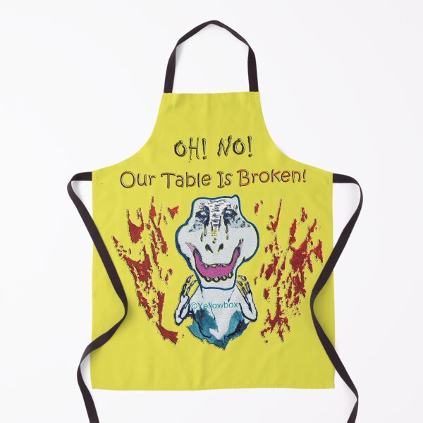 Item preview, Oh No! Our Table is Broken! - Yellowbox ink painting designed and sold by twyellowbox.