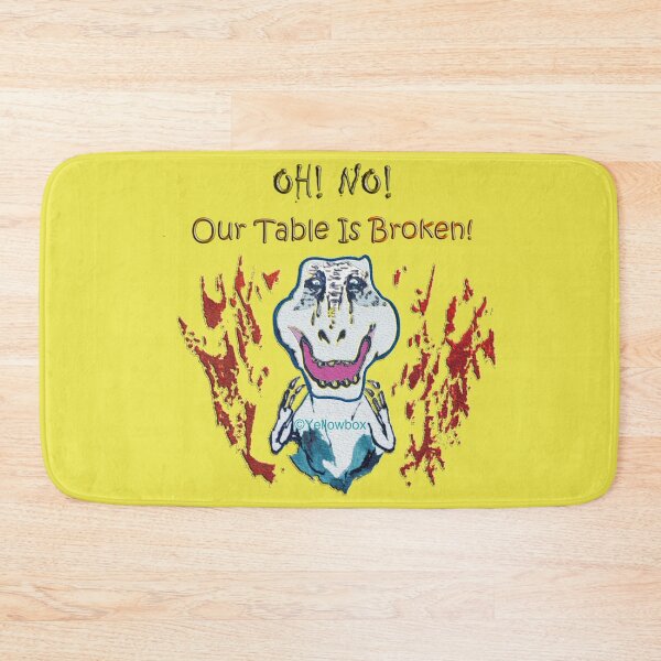 Item preview, Oh No! Our Table is Broken! - Yellowbox ink painting designed and sold by twyellowbox.