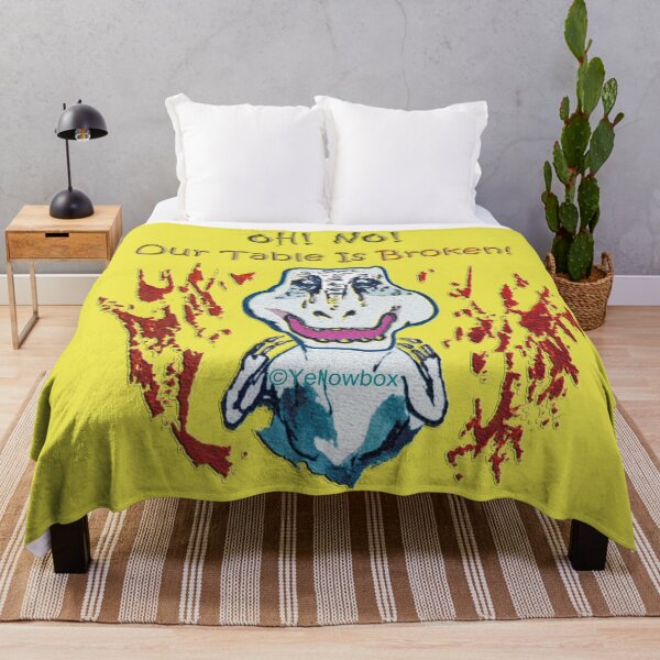 Item preview, Oh No! Our Table is Broken! - Yellowbox ink painting designed and sold by twyellowbox.