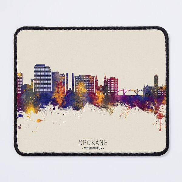 Item preview, Spokane Washington Skyline designed and sold by ArtPrints.