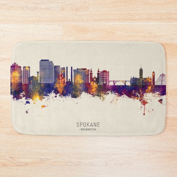Item preview, Spokane Washington Skyline designed and sold by ArtPrints.