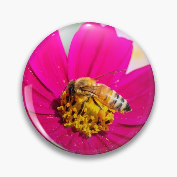 Artikelvorschau, Biene schöne rosa Blume. entworfen und verkauft von Nicolalubbock.