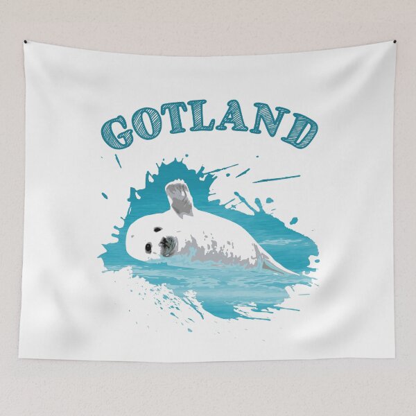 Item preview, Gotland holiday Baltic Sea island seal seal designed and sold by Denis Rösler.