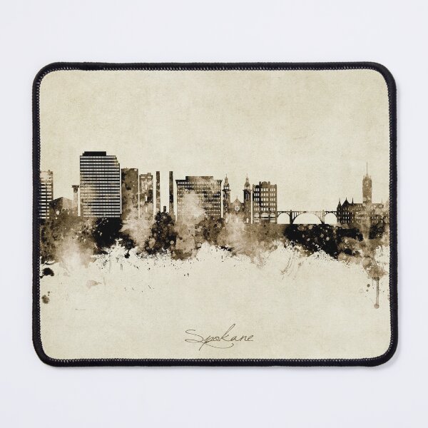 Item preview, Spokane Washington Skyline designed and sold by ArtPrints.