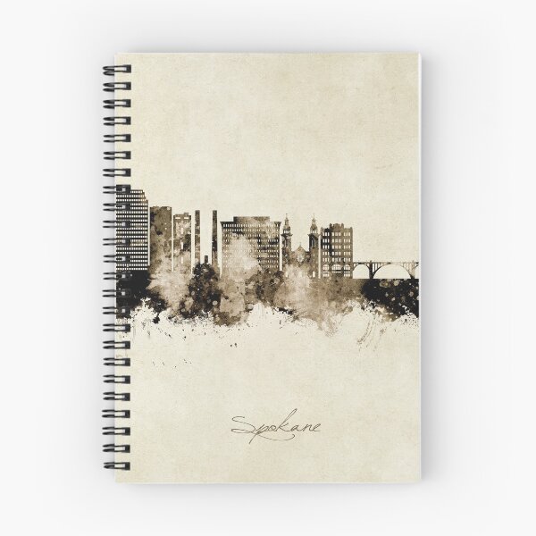 Item preview, Spokane Washington Skyline designed and sold by ArtPrints.