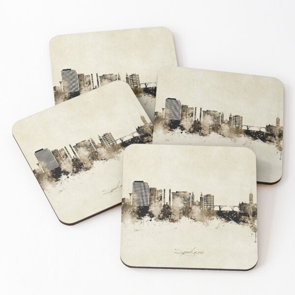 Item preview, Spokane Washington Skyline designed and sold by ArtPrints.