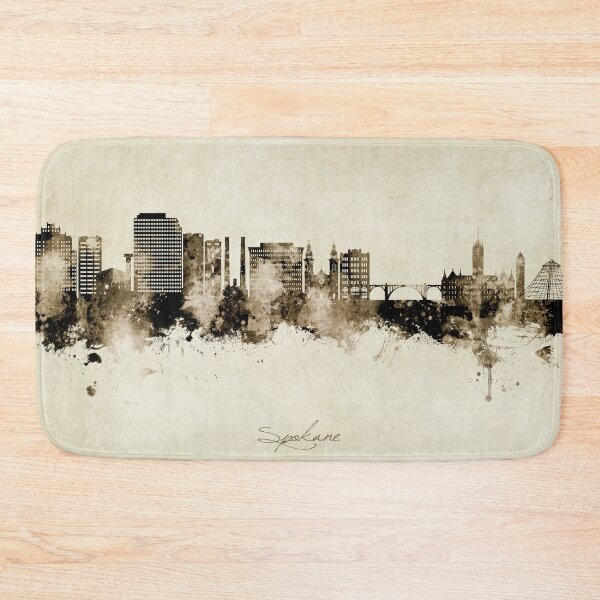 Item preview, Spokane Washington Skyline designed and sold by ArtPrints.