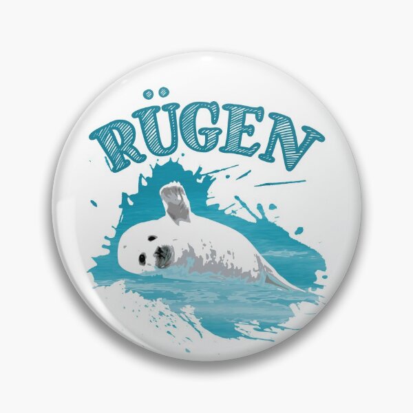 Item preview, Rügen vacation Baltic Sea island seal seal designed and sold by Denis Rösler.