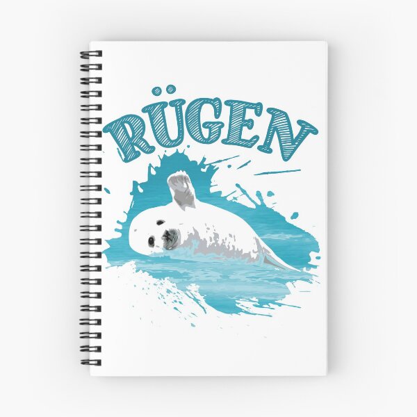 Item preview, Rügen vacation Baltic Sea island seal seal designed and sold by Denis Rösler.