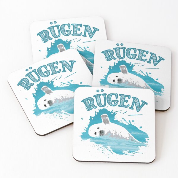 Item preview, Rügen vacation Baltic Sea island seal seal designed and sold by Denis Rösler.