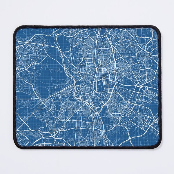 Item preview, Madrid City Map of Spain - Blueprint designed and sold by deMAP.