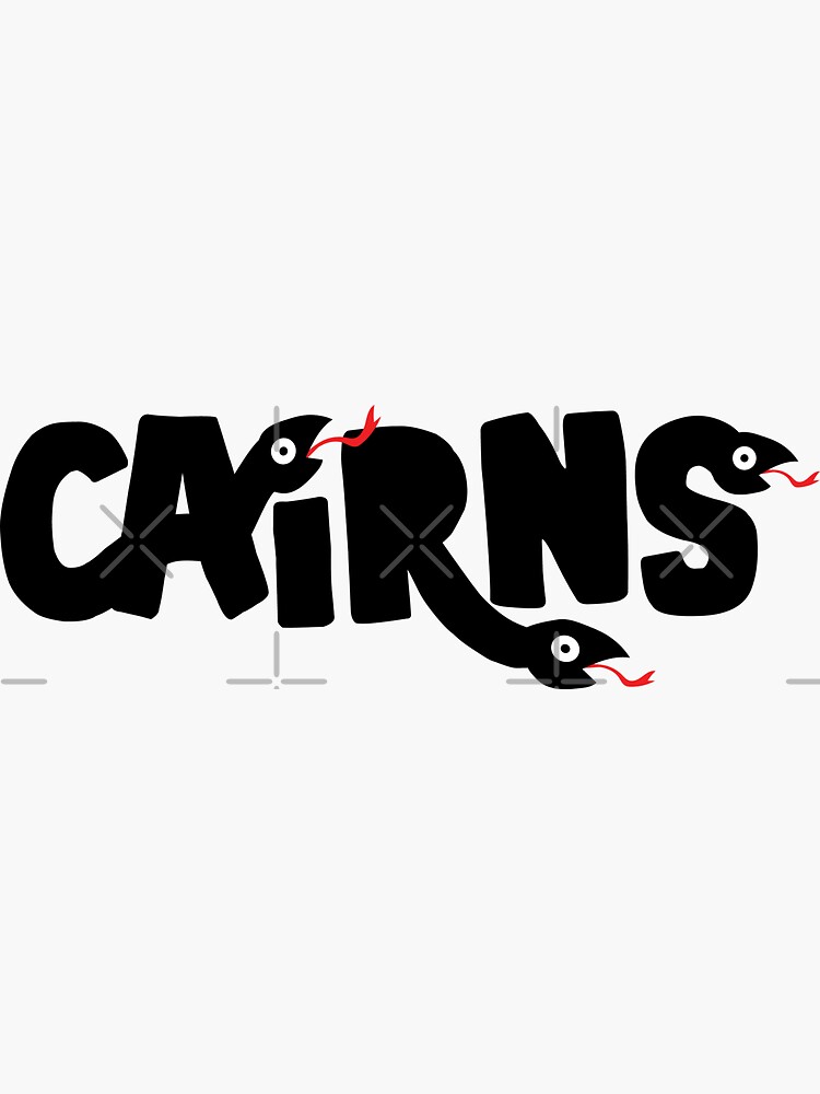 Thumbnail 3 of 3, Sticker, Cairns Original Design designed and sold by artztur.