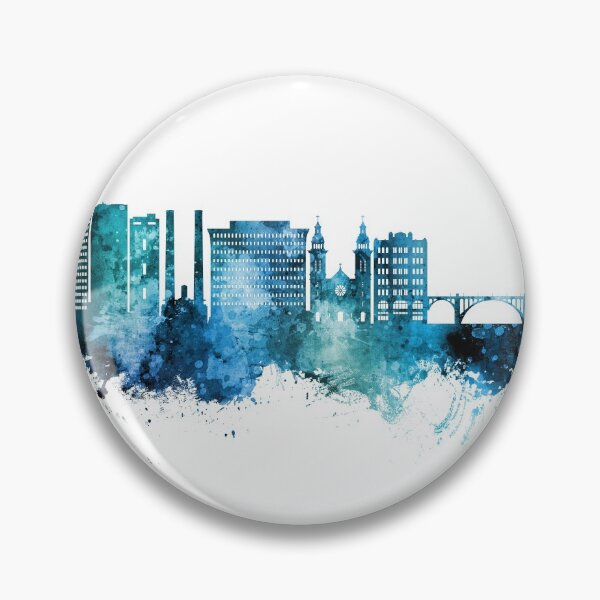 Item preview, Spokane Washington Skyline designed and sold by ArtPrints.