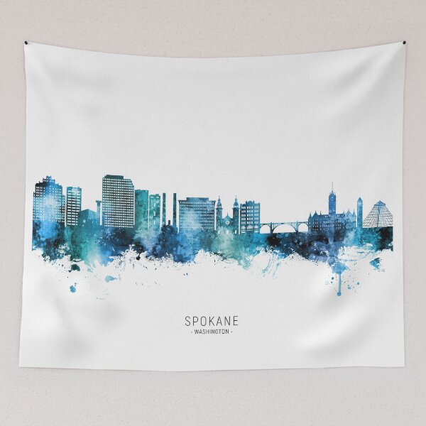 Item preview, Spokane Washington Skyline designed and sold by ArtPrints.