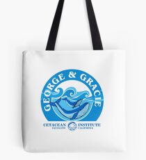 George And Gracie (Cetacean Institute) : Inspired by Star Trek IV : The Voyage Home Tote Bag