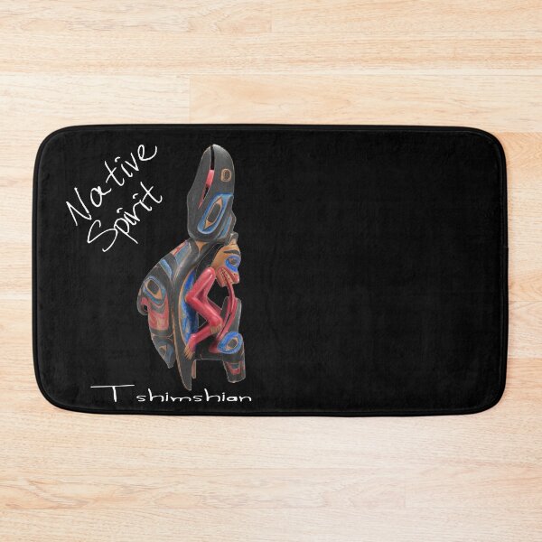 Item preview, Phone Wallets Tshimshian Native American Rattle White Text #4 designed and sold by Spirit-World.