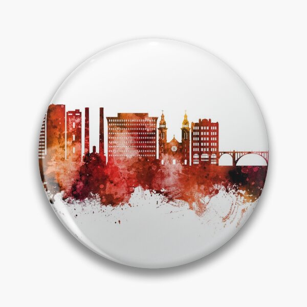 Item preview, Spokane Washington Skyline designed and sold by ArtPrints.