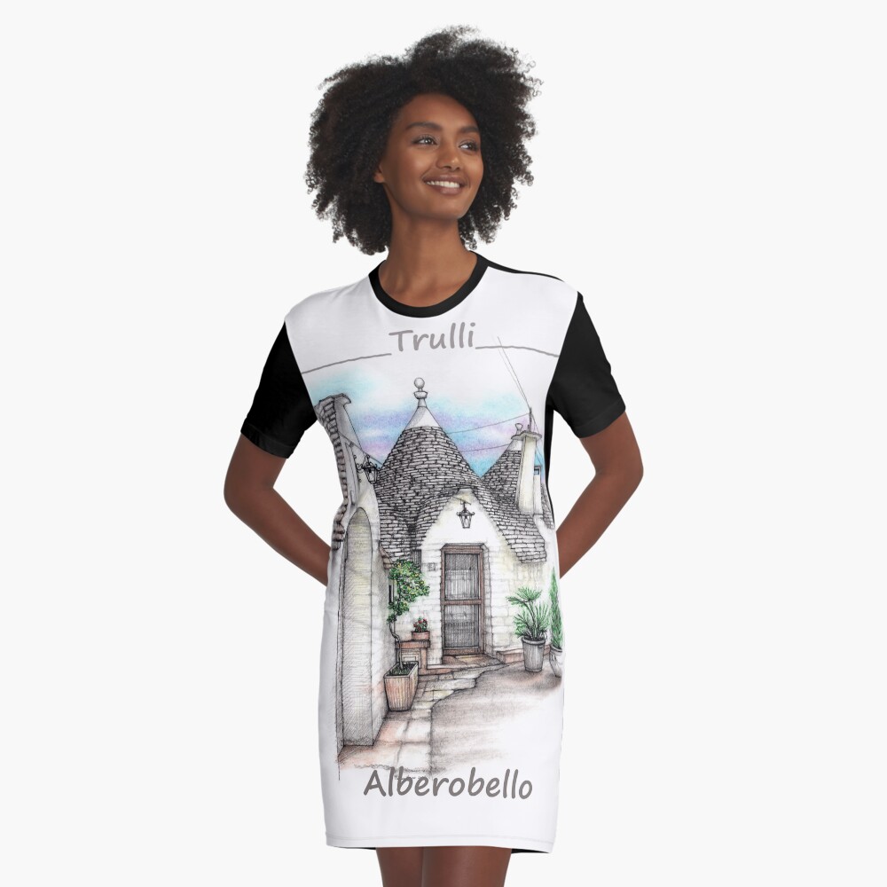 Item preview, Graphic T-Shirt Dress designed and sold by matteo-sketcher.