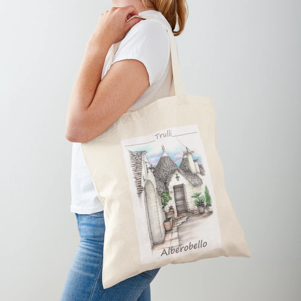 Trulli Houses Alberobello Bari Trullo Italy' Tote Bag | Spreadshirt