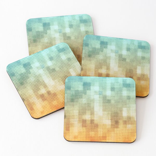 Item preview, graphic design geometric circle pattern abstract background in orange blue designed and sold by Mrvell.