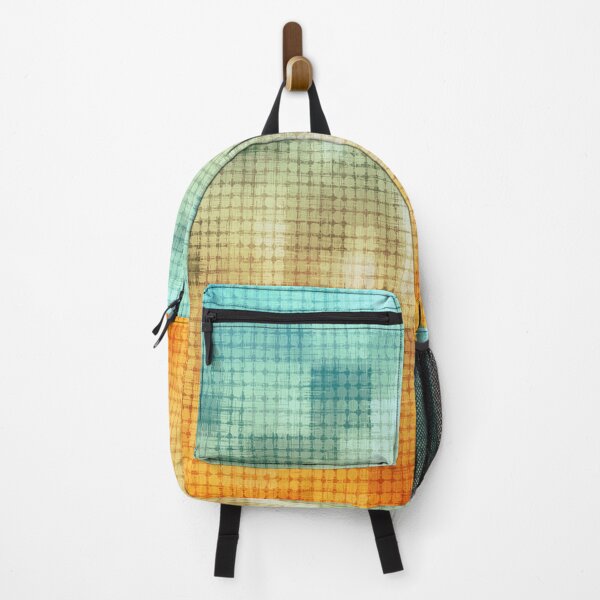 Item preview, graphic design geometric circle pattern abstract background in orange blue designed and sold by Mrvell.