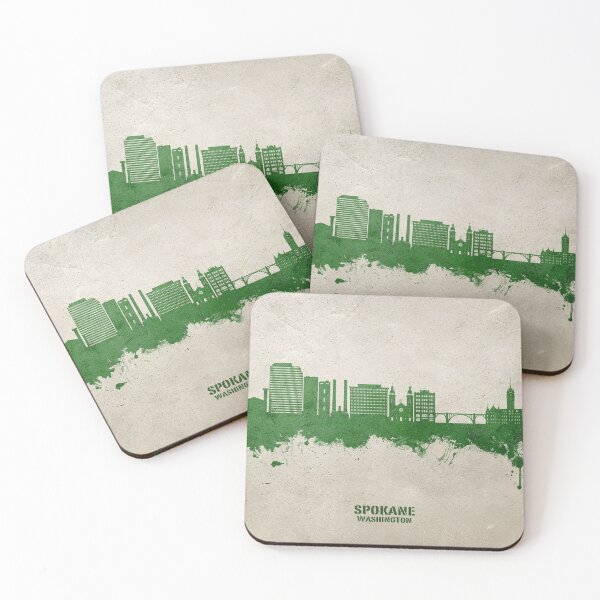 Item preview, Spokane Washington Skyline designed and sold by ArtPrints.