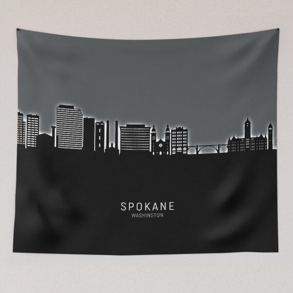 Item preview, Spokane Washington Skyline designed and sold by ArtPrints.
