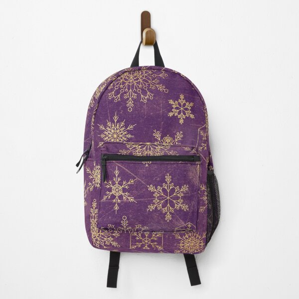 Item preview, Purple and Gold Snowflakes designed and sold by Versatill.