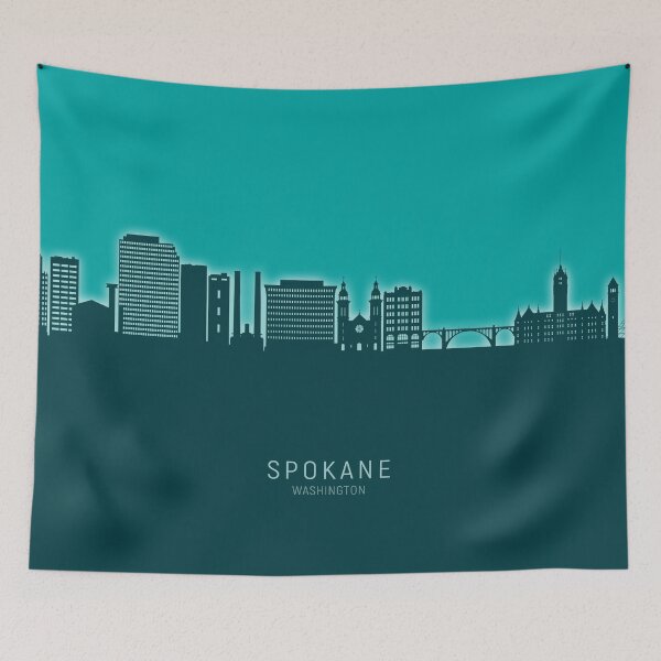 Item preview, Spokane Washington Skyline designed and sold by ArtPrints.