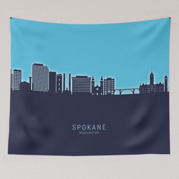 Item preview, Spokane Washington Skyline designed and sold by ArtPrints.