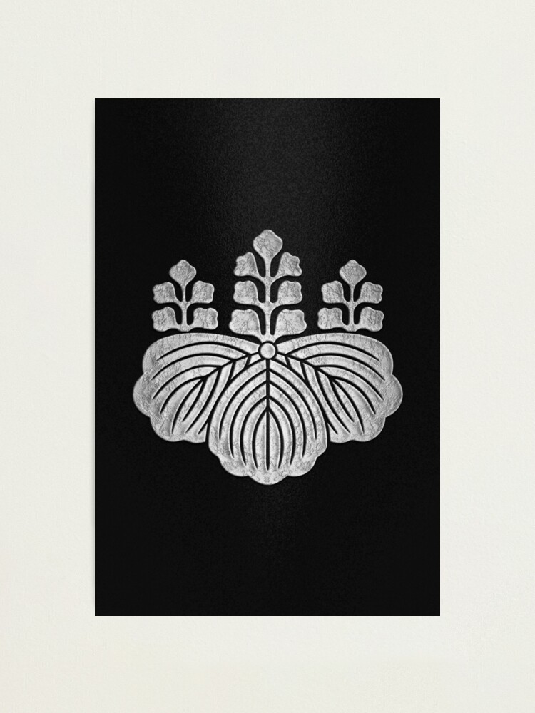 Toyotomi Kamon Goshichi Kiri in Silver Foil Photographic Print for Sale by  Takeda-art