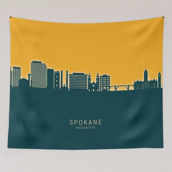 Item preview, Spokane Washington Skyline designed and sold by ArtPrints.