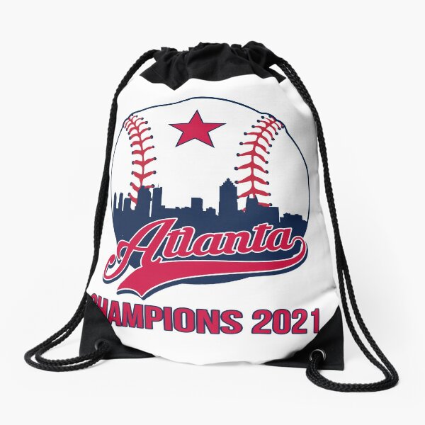 Atlanta Braves 2021 World Series Champions Navy Drawstring Hooded