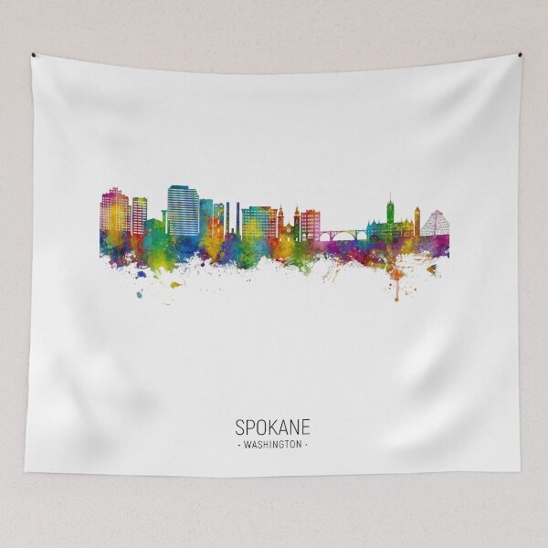 Item preview, Spokane Washington Skyline designed and sold by ArtPrints.