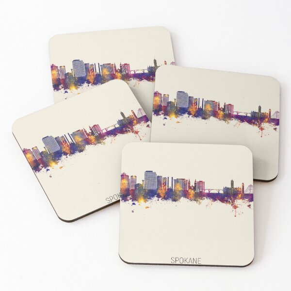 Item preview, Spokane Washington Skyline designed and sold by ArtPrints.