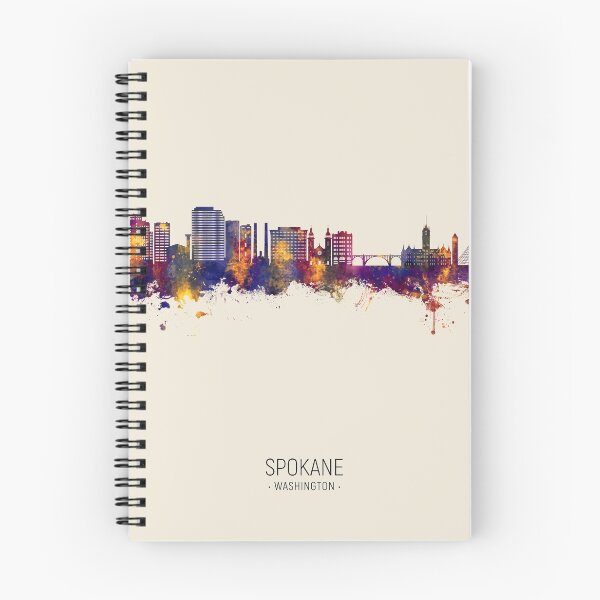 Item preview, Spokane Washington Skyline designed and sold by ArtPrints.