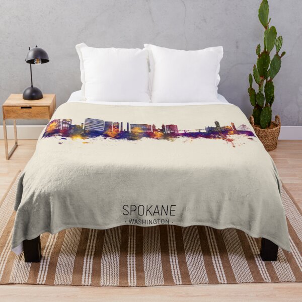 Item preview, Spokane Washington Skyline designed and sold by ArtPrints.