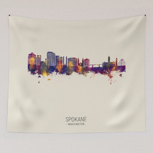 Item preview, Spokane Washington Skyline designed and sold by ArtPrints.