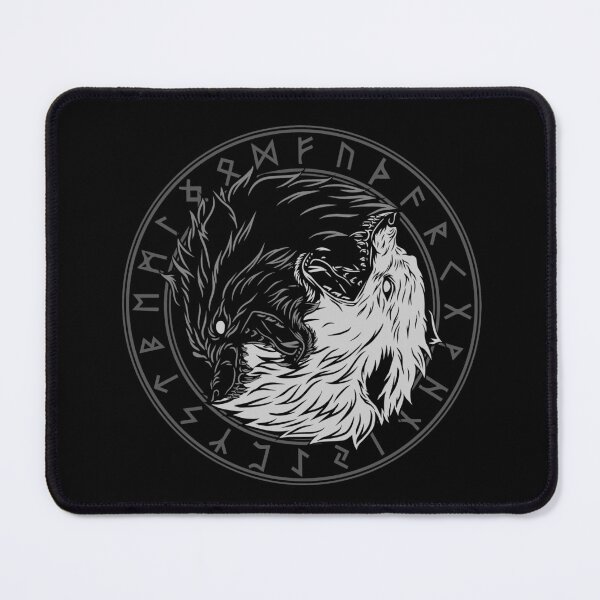 Item preview, Sons Of Fenrir - Sköll and Hati - Ying Yang Wolf designed and sold by anziehend.