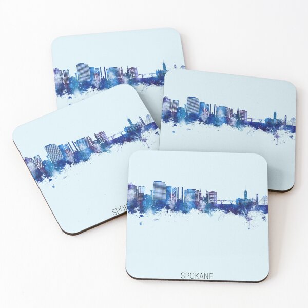 Item preview, Spokane Washington Skyline designed and sold by ArtPrints.