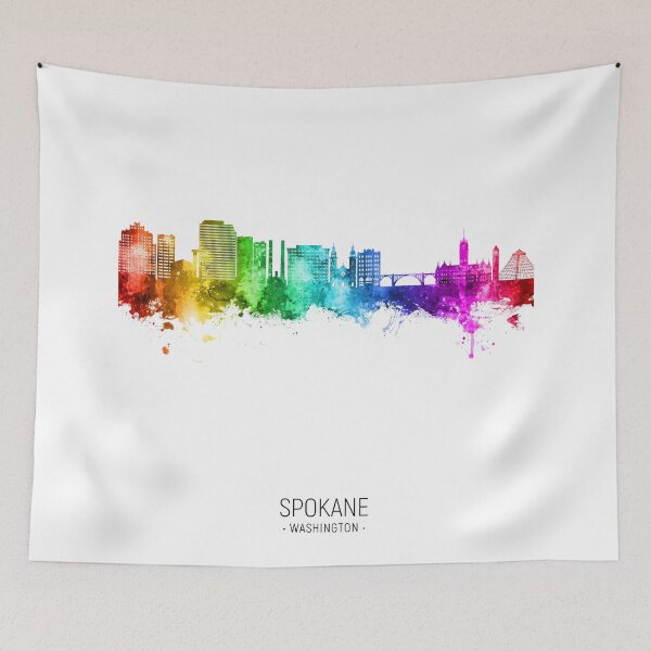 Item preview, Spokane Washington Skyline designed and sold by ArtPrints.