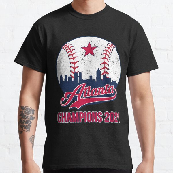 Atlanta Braves Chop On Ronald Acuna Champs Baseball Mlb Unisex T-Shirt gift  Tee