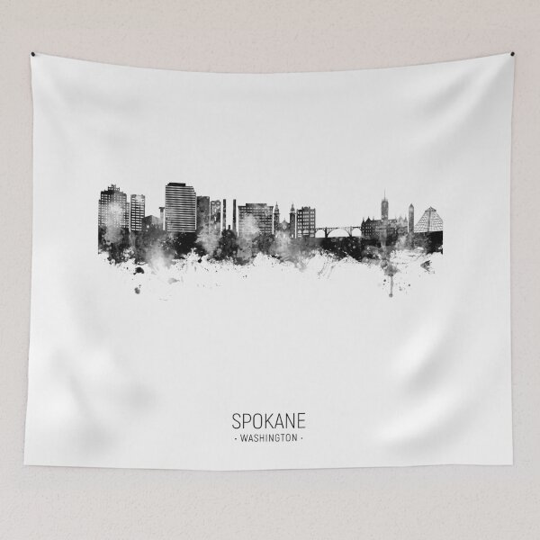 Item preview, Spokane Washington Skyline designed and sold by ArtPrints.