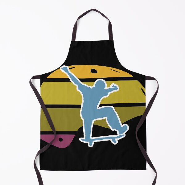 Item preview, Colorful Retro Skateboard Helmet with a kickflip designed and sold by BRU Design.